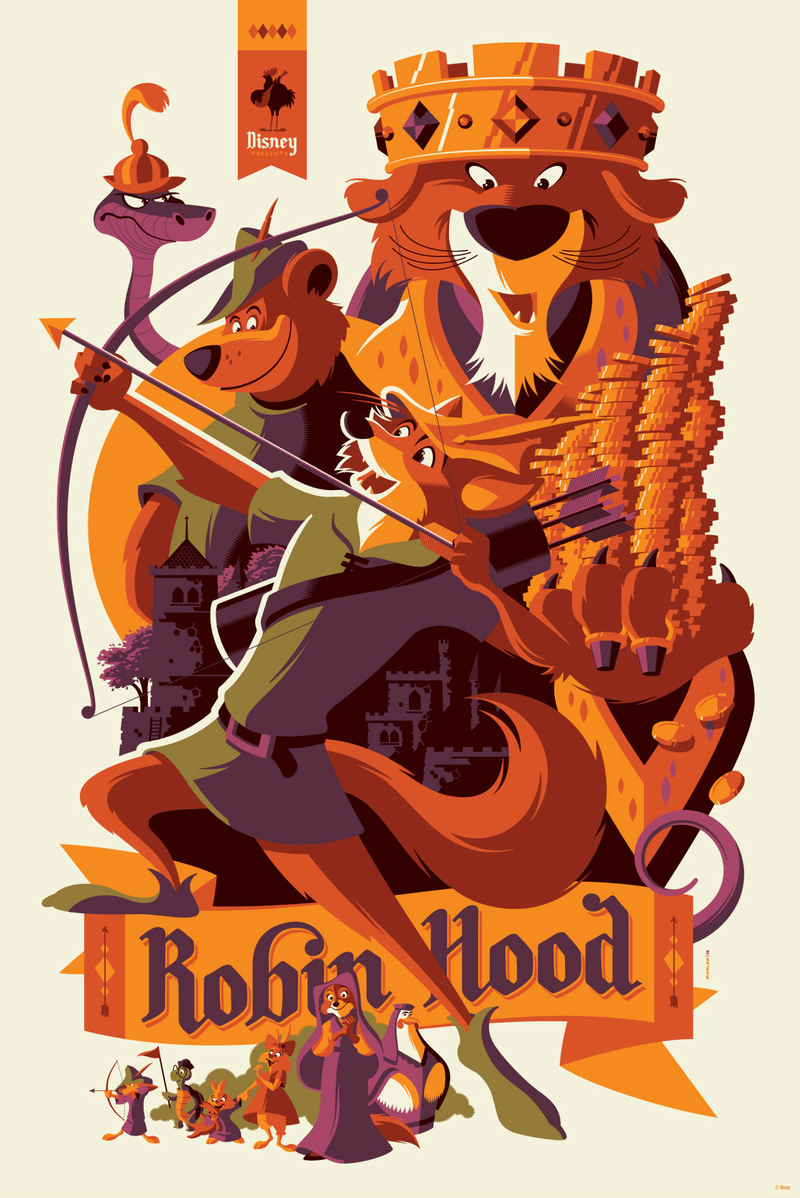 Illustration for article titled Disney's Precursor to Zootopia, Robin Hood, Gets a Colorful New Poster